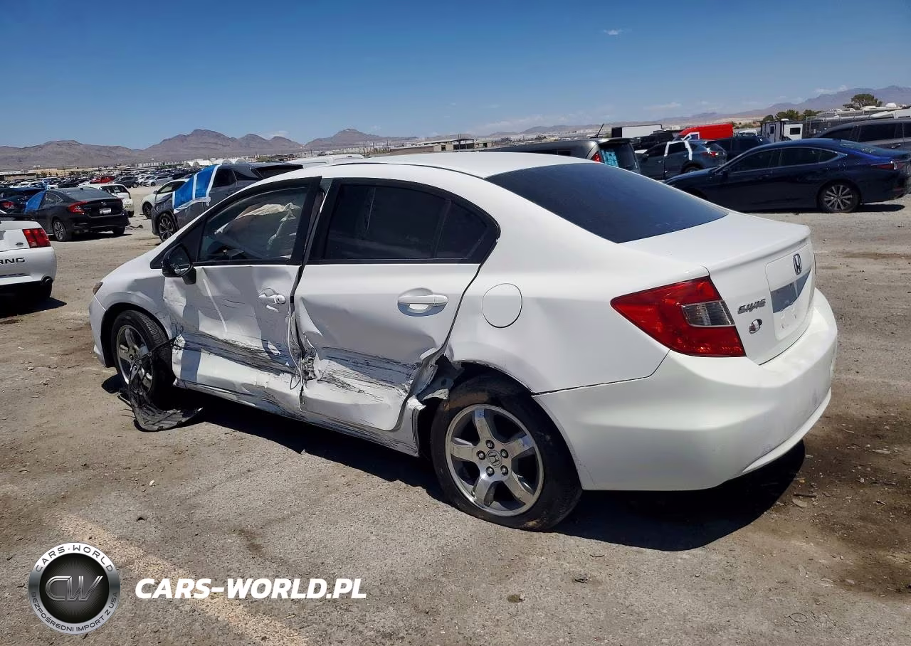 2012 Honda Civic Lx VIN:19XFB2F58CE011679 - 2