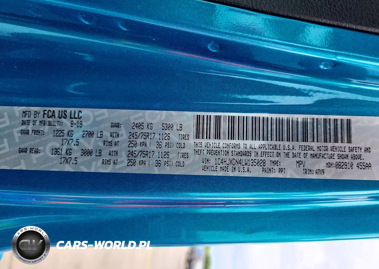 2020 Jeep Wrangler Unlimited Sport VIN:1C4HJXDN4LW135028 - 13