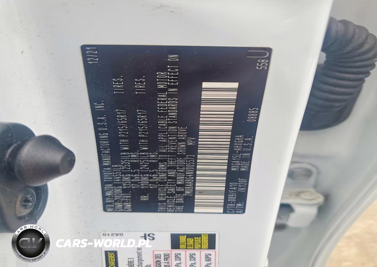 2022 Toyota Corolla Cross Le VIN:7MUBAABG4NV005573 - 14