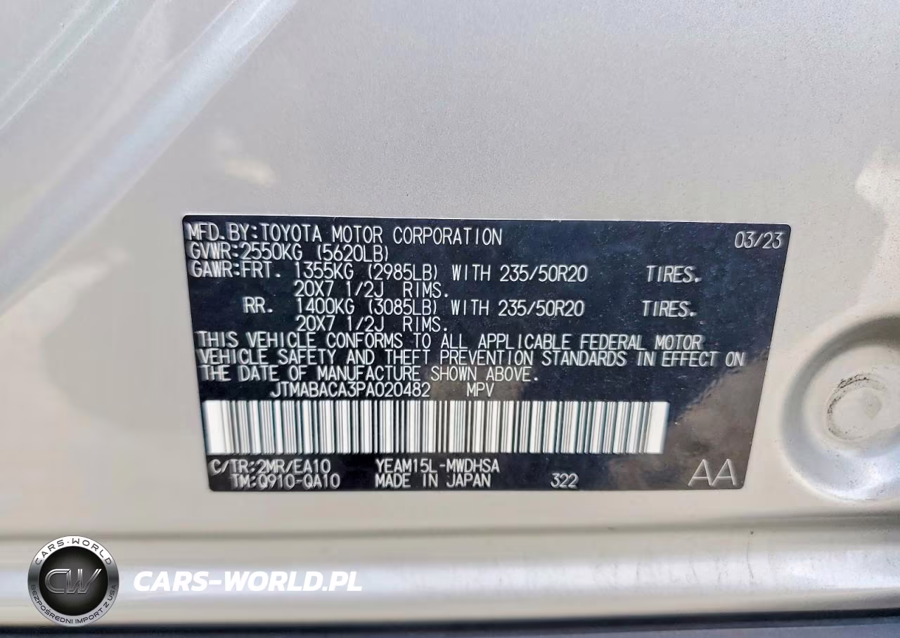 2023 Toyota Bz4X Limited VIN:JTMABACA3PA020482 - 13