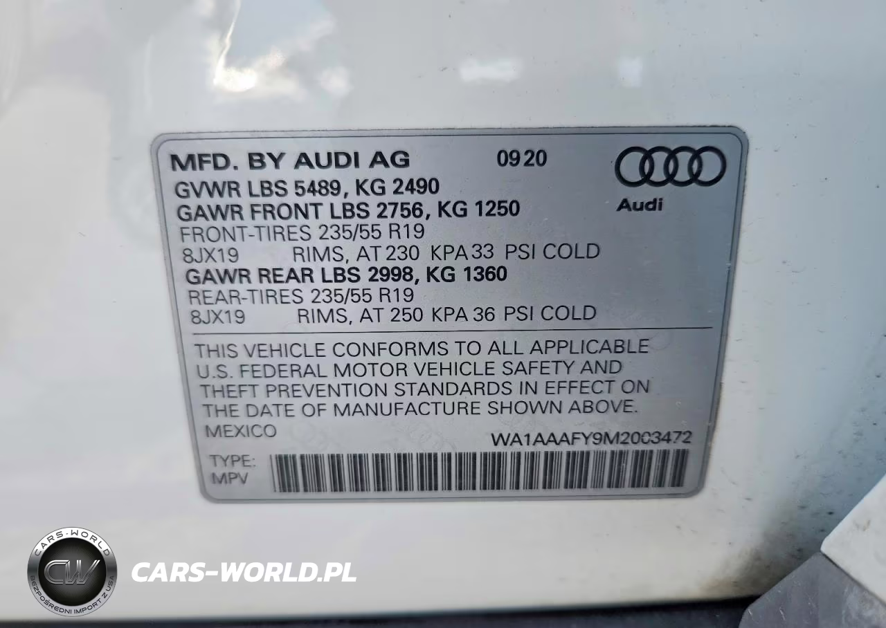 2021 Audi Q5 Premium VIN:WA1AAAFY9M2003472 - 12