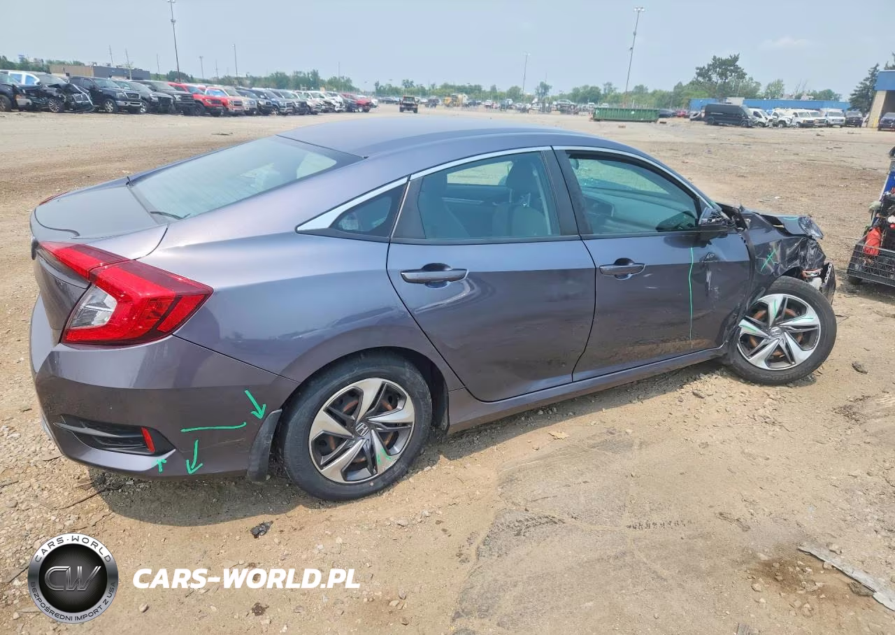 2020 Honda Civic Lx VIN:2HGFC2F63LH552540 - 3