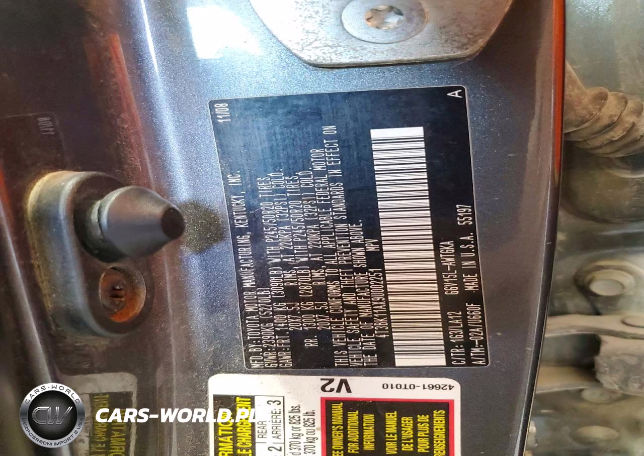 2009 Toyota Venza Awd V6 VIN:4T3BK11AX9U002251 - 12