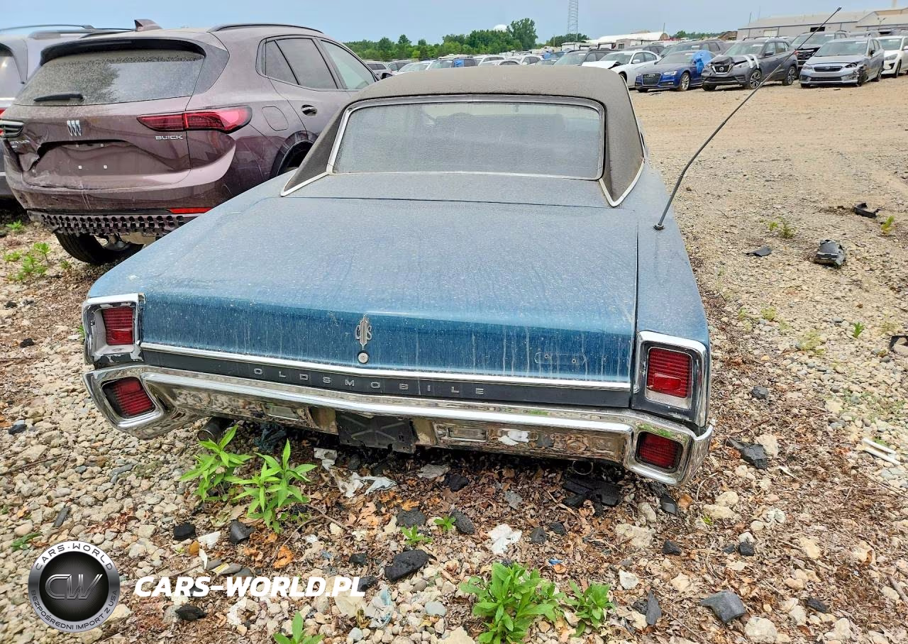 1967 Oldsmobile Cutls Conv VIN:338177G110678 - 6