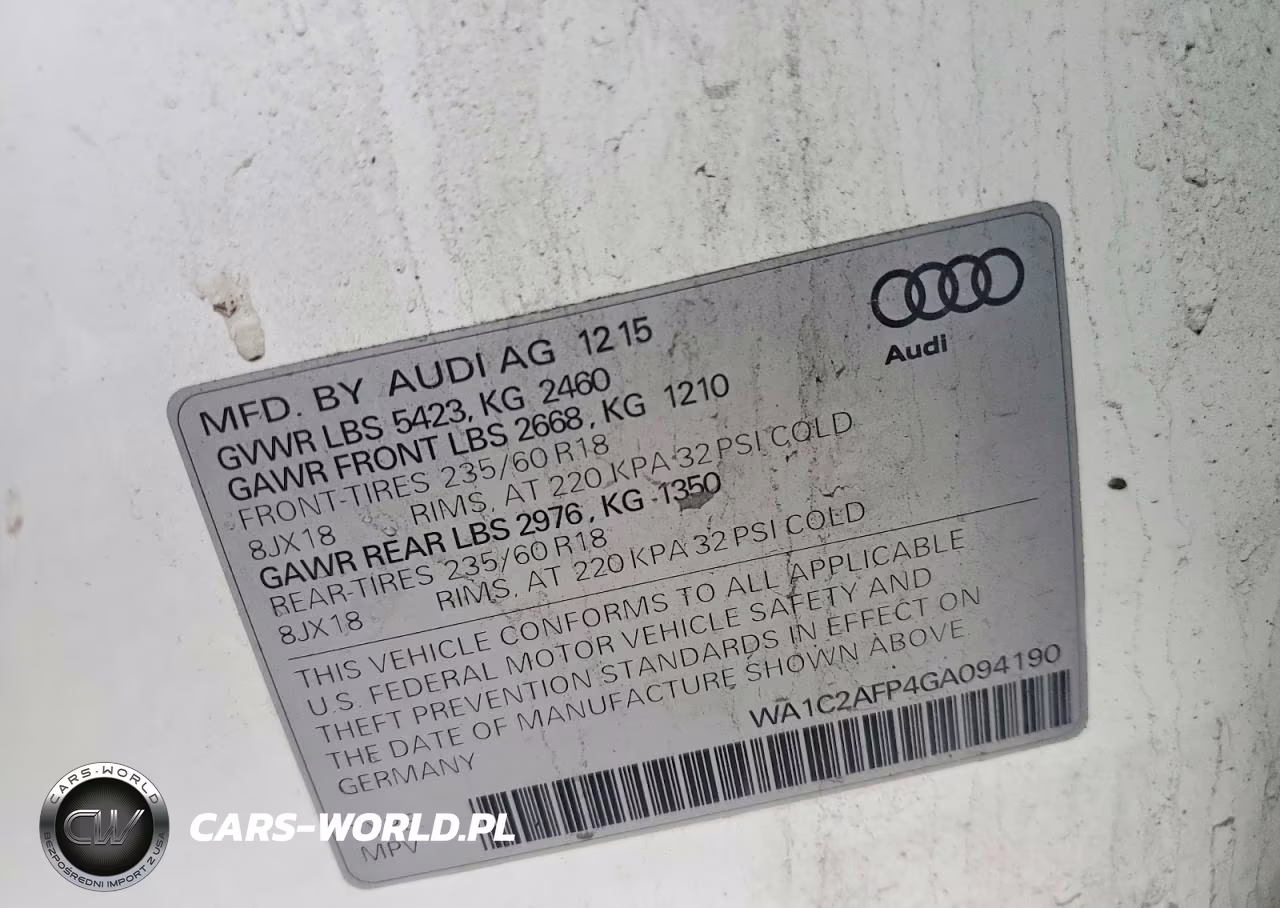 2016 Audi Q5 Premium VIN:WA1C2AFP4GA094190 - 13