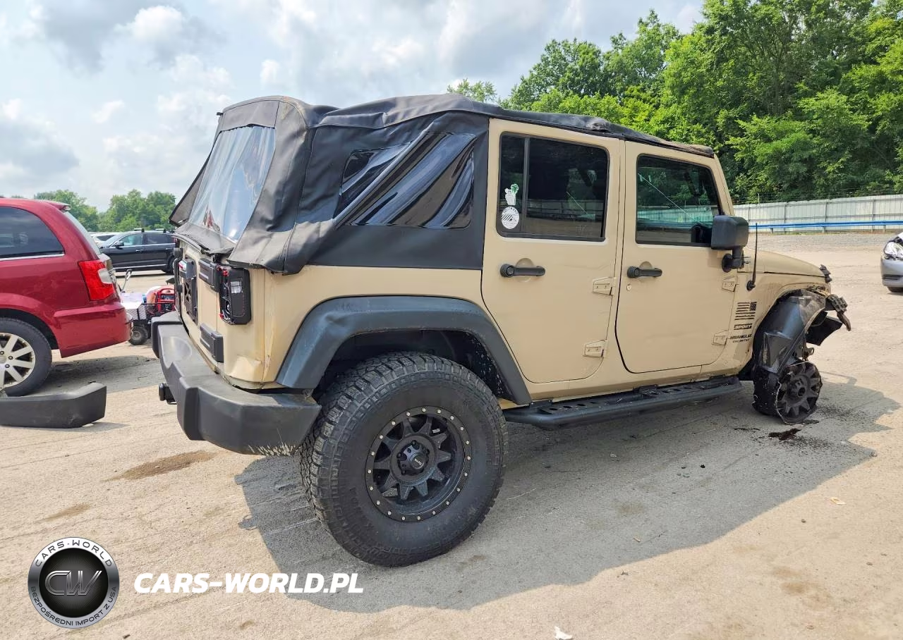 2016 Jeep Wrangler Unlimited Sport VIN:1C4BJWDG9GL211500 - 3