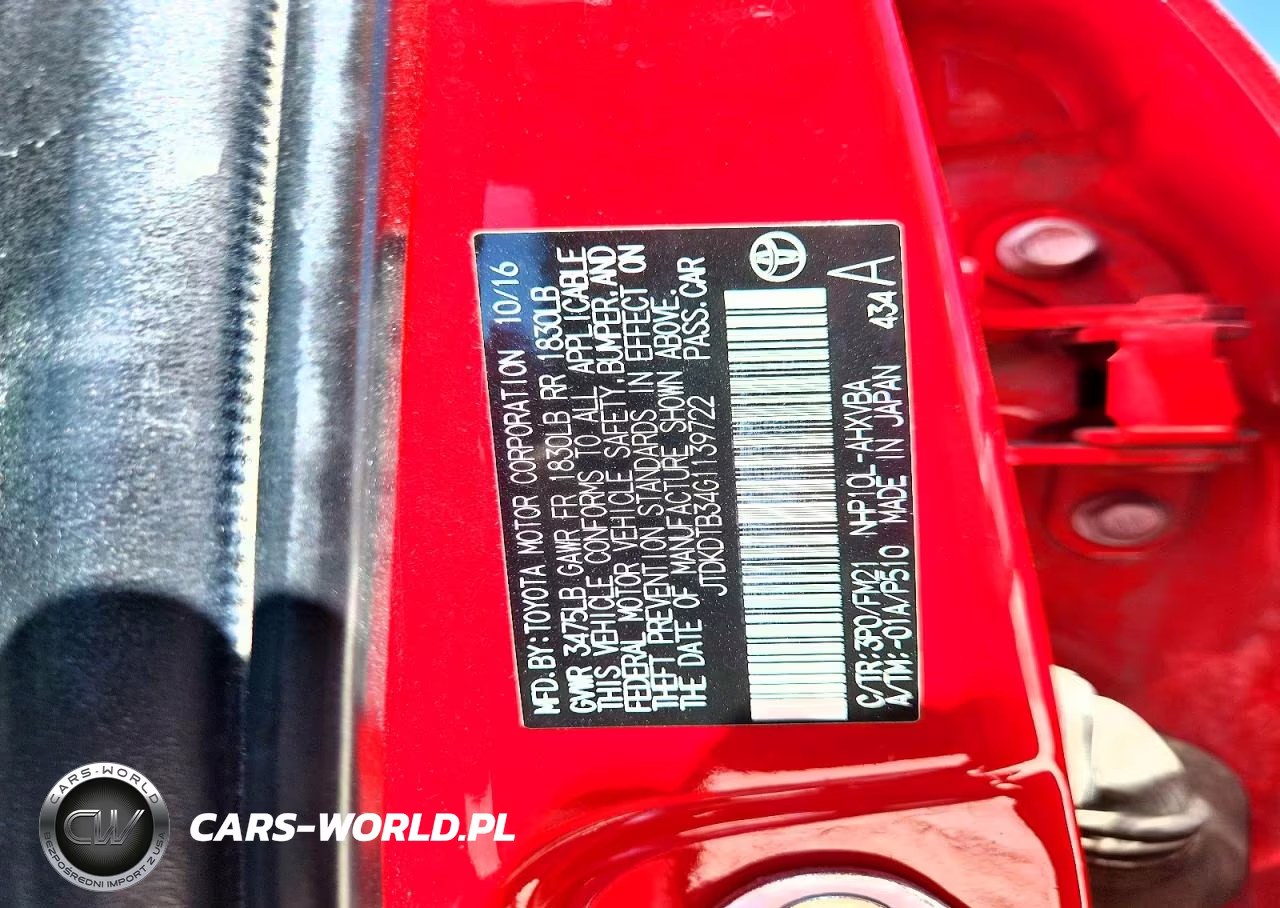 2016 Toyota Prius C Two VIN:JTDKDTB34G1139722 - 12