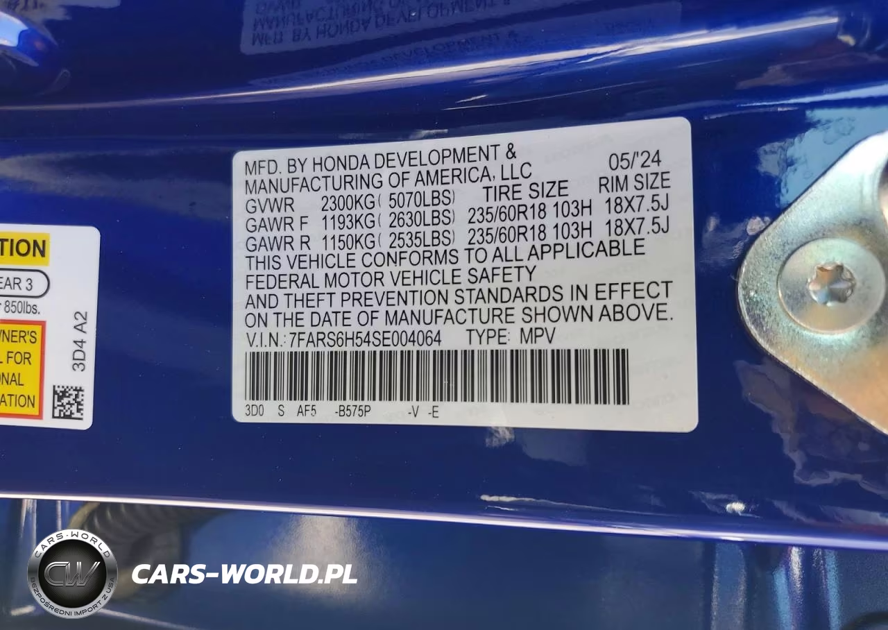 2025 Honda Cr-V Sport VIN:7FARS6H54SE004064 - 13
