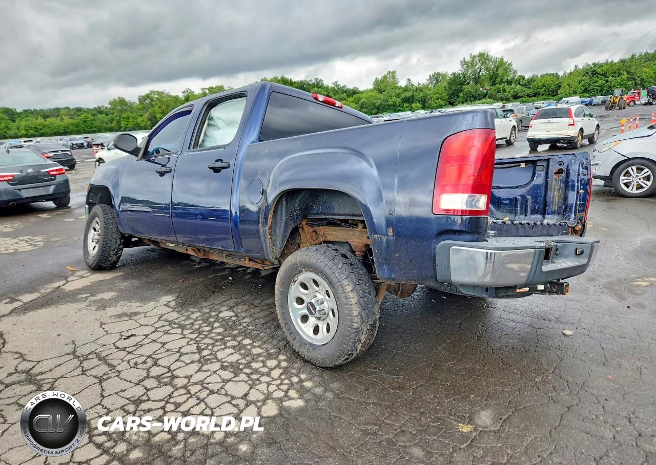 2010 GMC Sierra K1500 Sl VIN:3GTRKUEA1AG228421 - 2