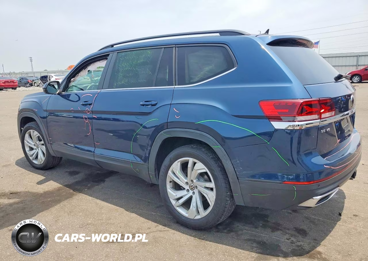 2021 Volkswagen Atlas Se VIN:1V2JR2CA4MC558477 - 2
