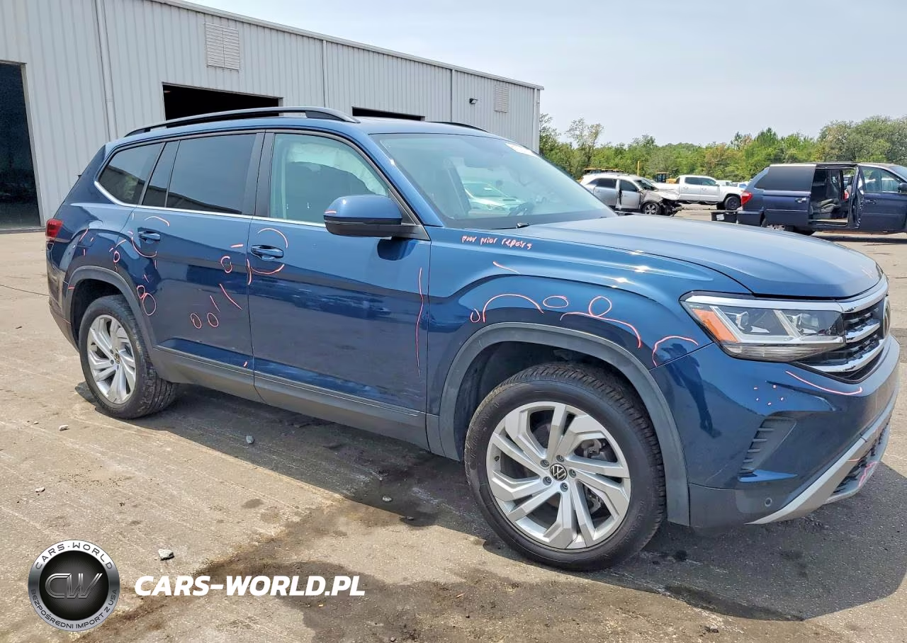 2021 Volkswagen Atlas Se VIN:1V2JR2CA4MC558477 - 4