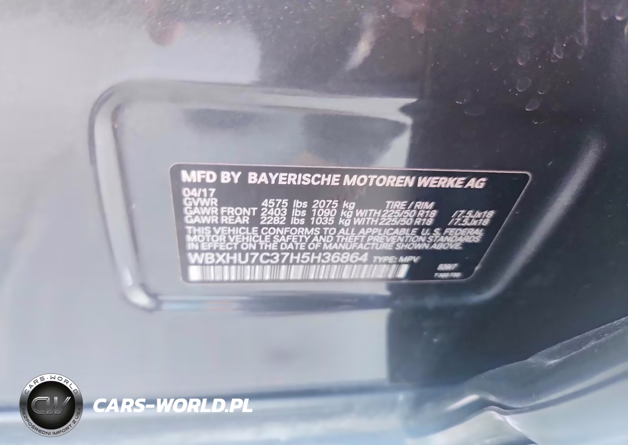2017 BMW X1 Sdrive28I VIN:WBXHU7C37H5H36864 - 13
