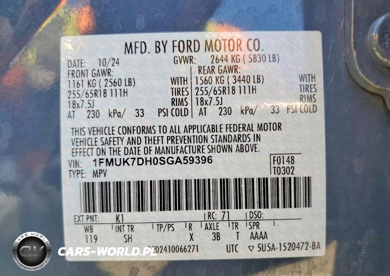 2025 Ford Explorer Active VIN:1FMUK7DH0SGA59396 - 13