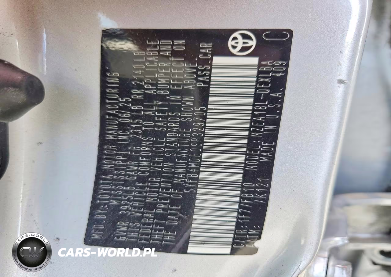2025 Toyota Corolla Le VIN:5YFB4MDE0SP329705 - 12