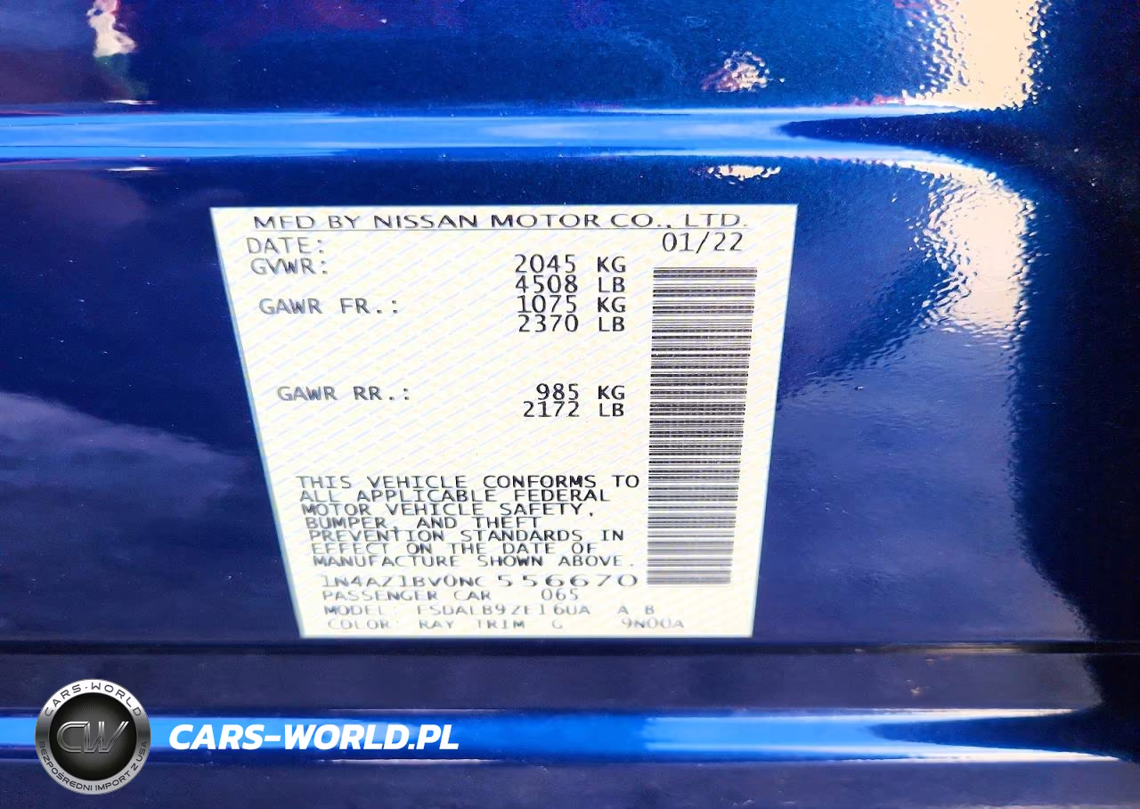2022 Nissan Leaf S VIN:1N4AZ1BV0NC556670 - 13