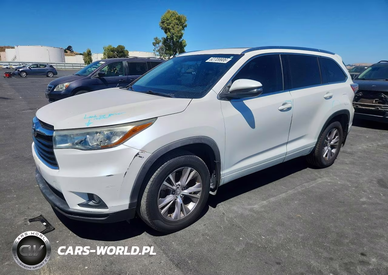 2015 Toyota Highlander Xle – zdjęcie 1 z 12