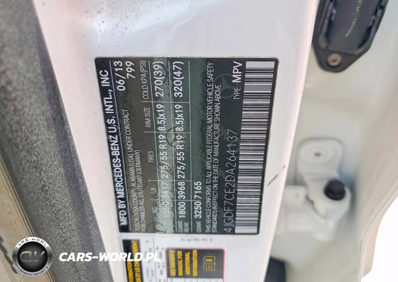2013 Mercedes-Benz Gl 450 4Matic VIN:4JGDF7CE2DA264137 - 13