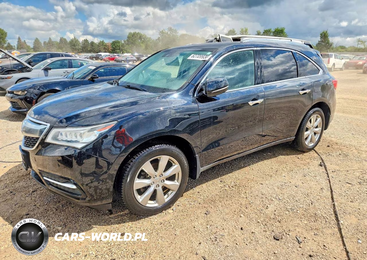 2016 Acura Mdx Advance VIN:5FRYD4H95GB013483 - 1