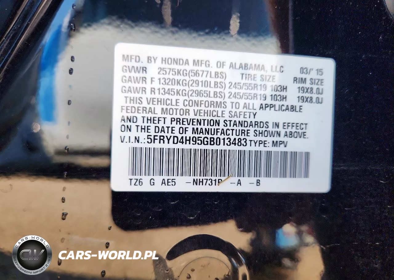 2016 Acura Mdx Advance VIN:5FRYD4H95GB013483 - 14