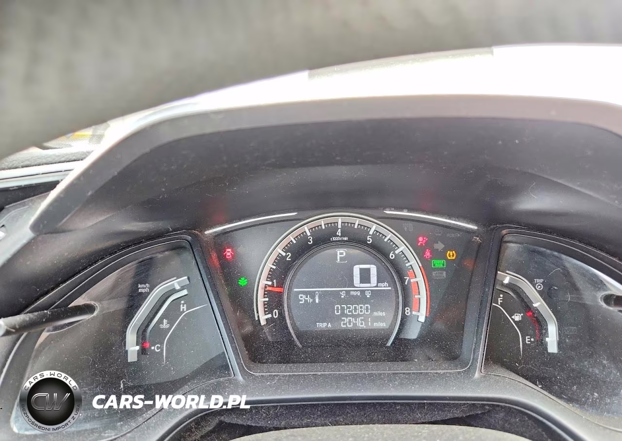2017 Honda Civic Lx VIN:19XFC2F52HE074961 - 9