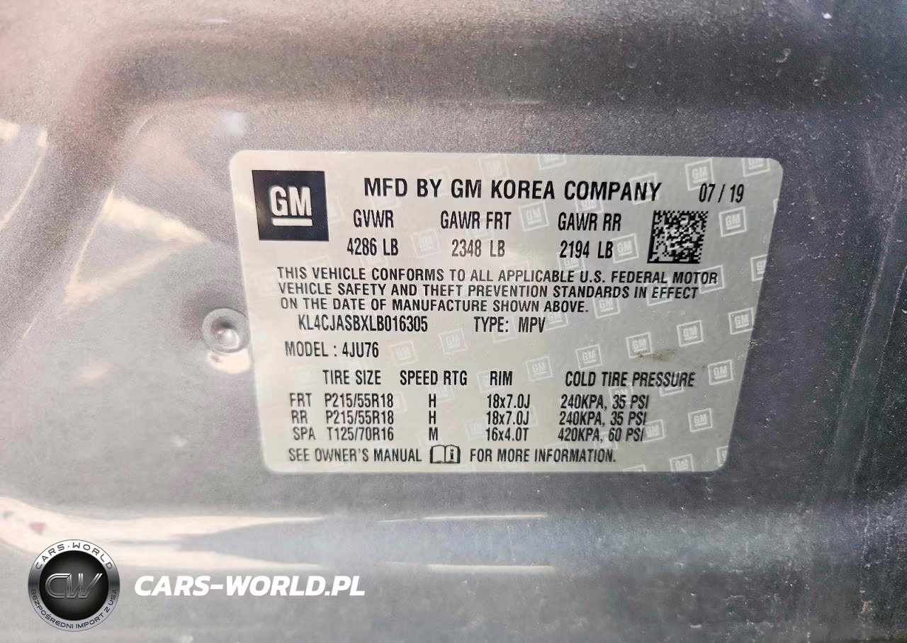 2020 Buick Encore Preferred VIN:KL4CJASBXLB016305 - 13