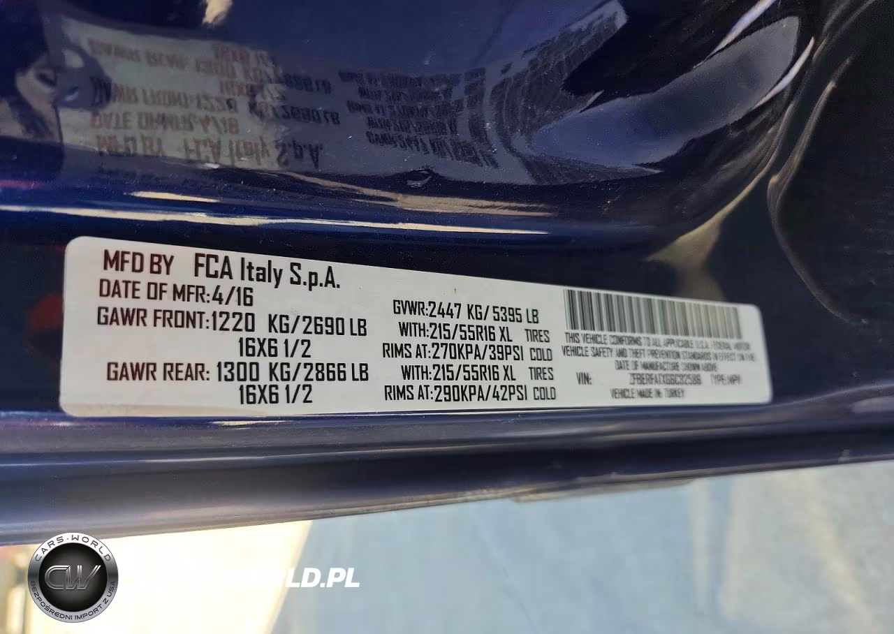 2016 Ram Promaster City St Delivery Van VIN:ZFBERFATXG6C82586 - 13