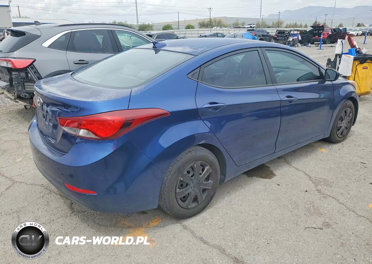 2016 Hyundai Elantra Se VIN:5NPDH4AE7GH733011 - 3