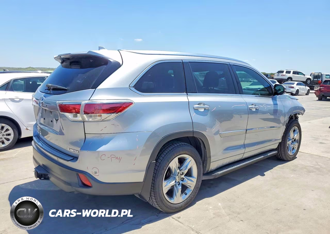 2014 Toyota Highlander Limited VIN:5TDYKRFH6ES012155 - 3