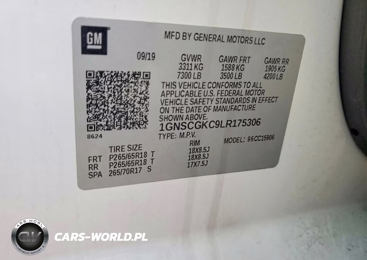 2020 Chevrolet Suburban C1500 Ls VIN:1GNSCGKC9LR175306 - 13