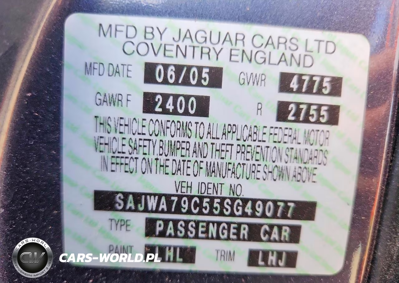 2005 Jaguar Xj8 L VIN:SAJWA79C55SG49077 - 12