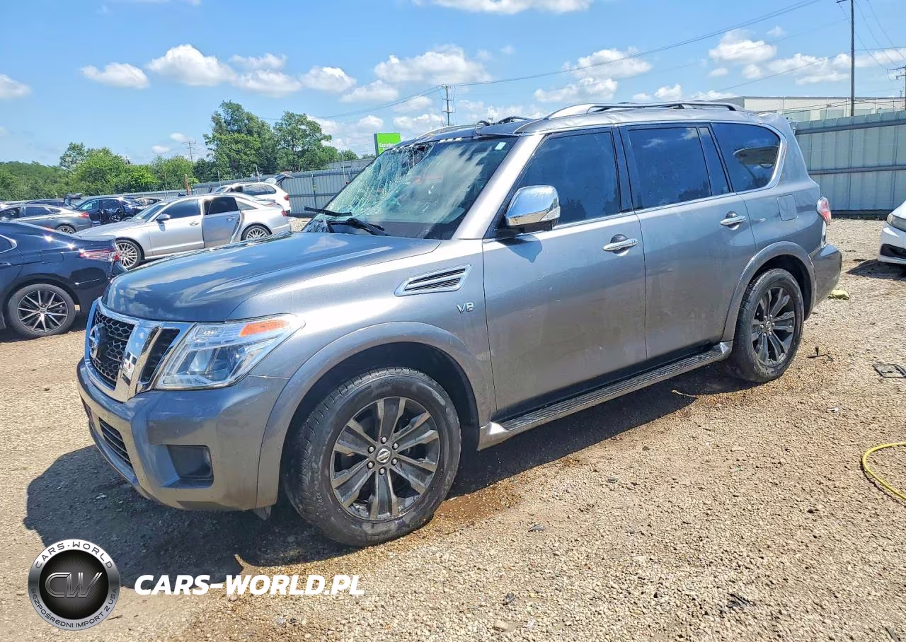 2019 Nissan Armada Platinum VIN:JN8AY2NE9K9755213 - 1