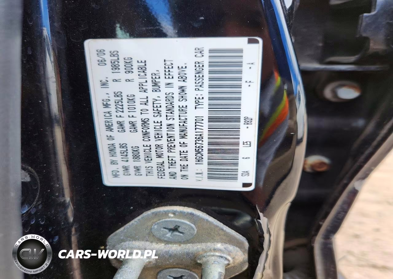 2006 Honda Accord Ex VIN:1HGCM56736A177701 - 13