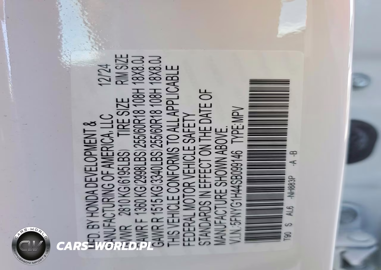 2025 Honda Pilot Exl VIN:5FNYG1H44SB099146 - 13