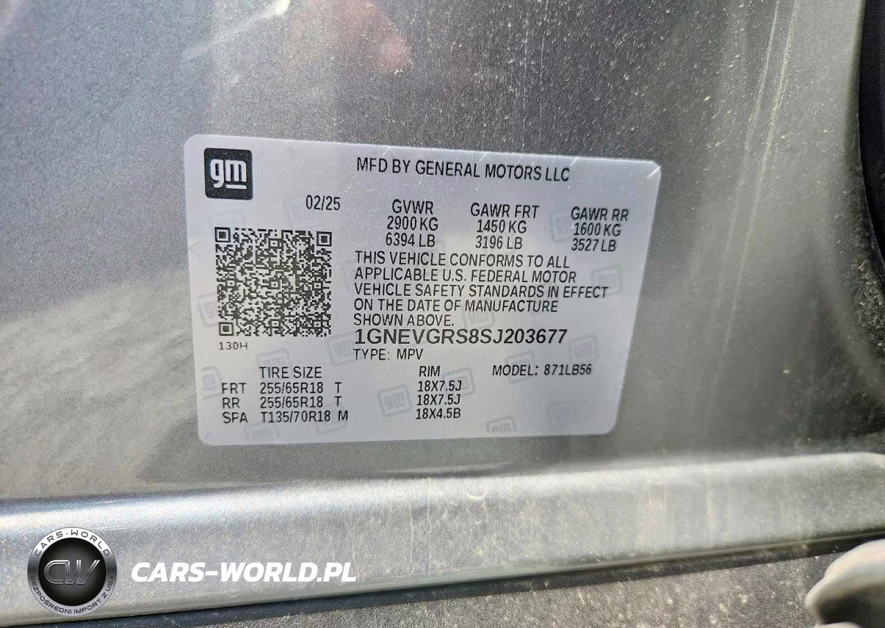 2025 Chevrolet Traverse Lt VIN:1GNEVGRS8SJ203677 - 13