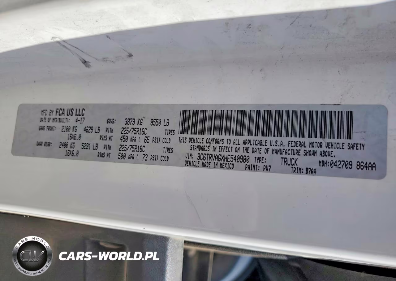 2017 Ram Promaster 1500 Delivery Van VIN:3C6TRVAGXHE540980 - 14