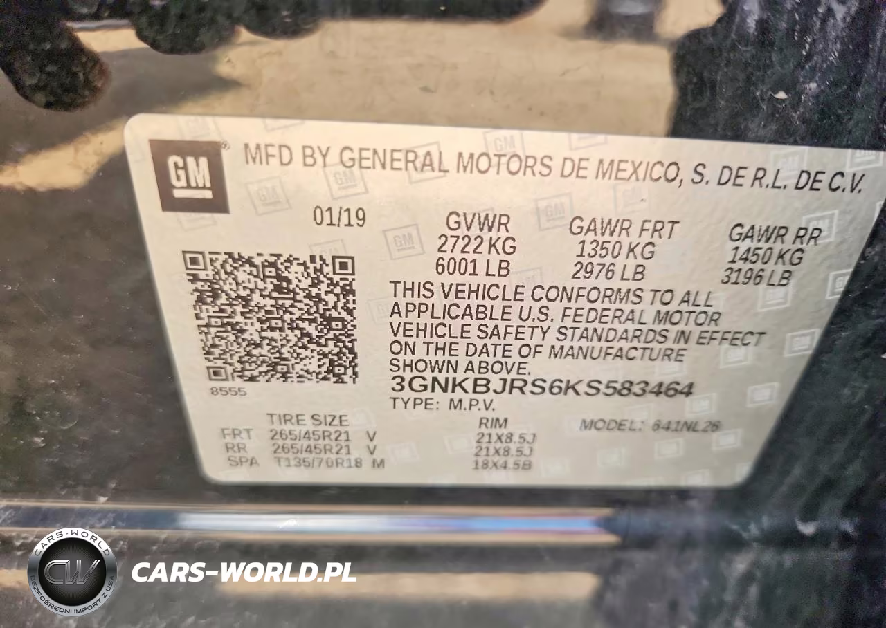 2019 Chevrolet Blazer Rs VIN:3GNKBJRS6KS583464 - 13