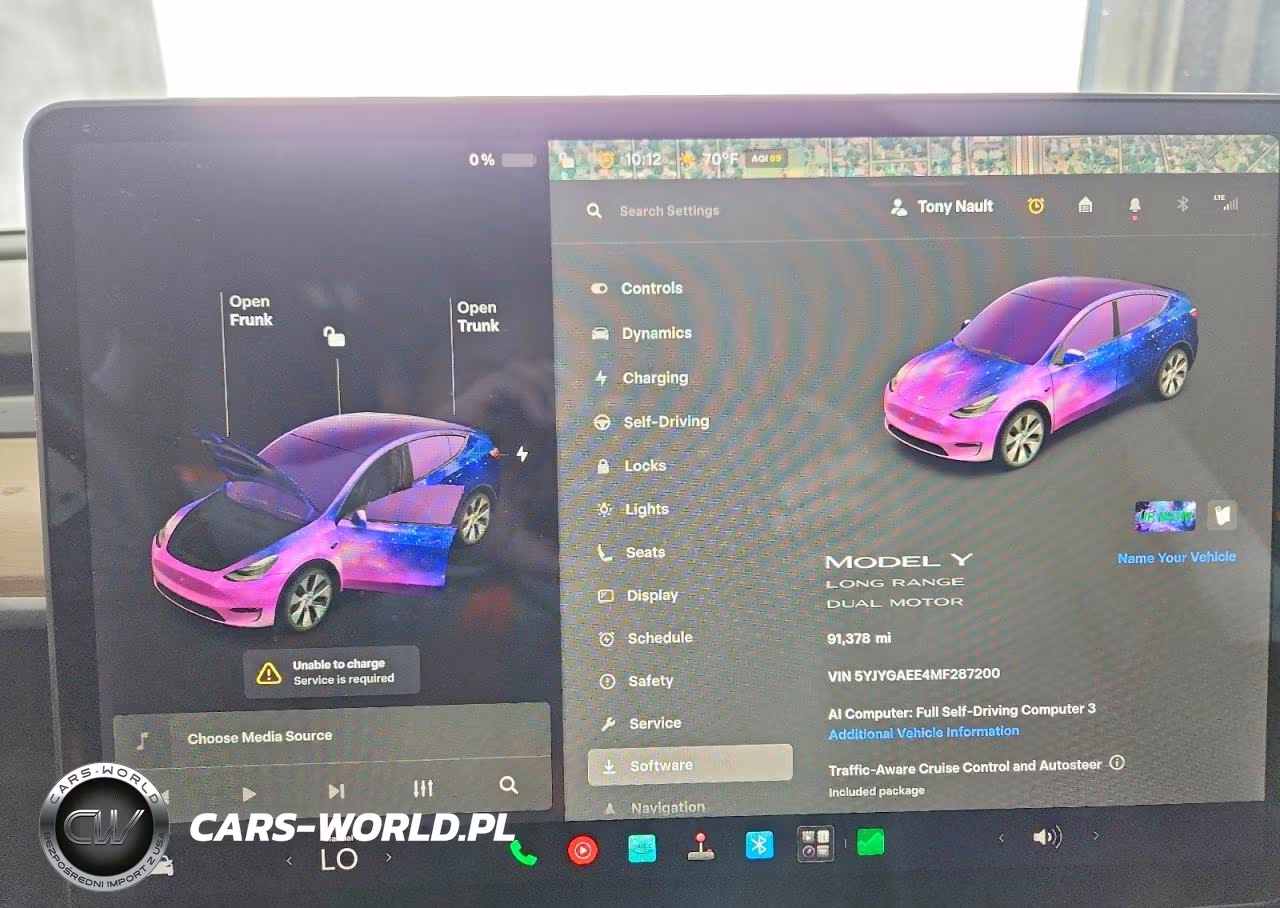 2021 Tesla Model Y VIN:5YJYGAEE4MF287200 - 9