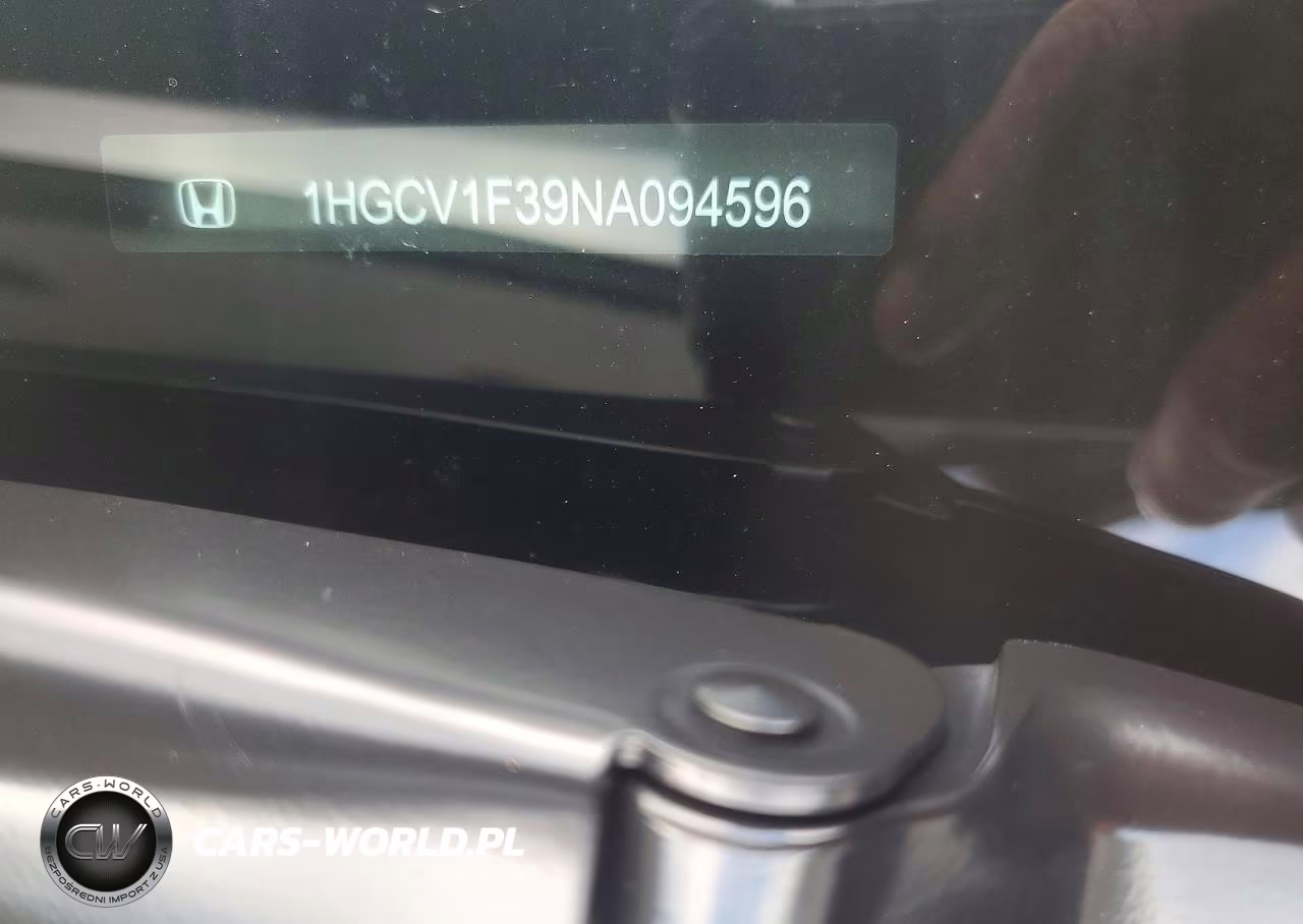 2022 Honda Accord Sport VIN:1HGCV1F39NA094596 - 12