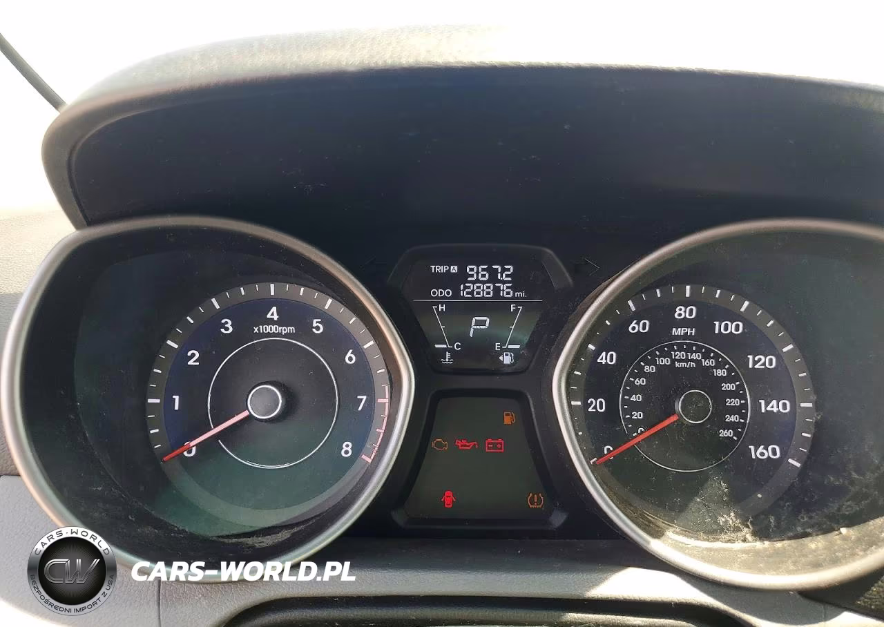 2013 Hyundai Elantra Gls VIN:5NPDH4AE0DH425206 - 9