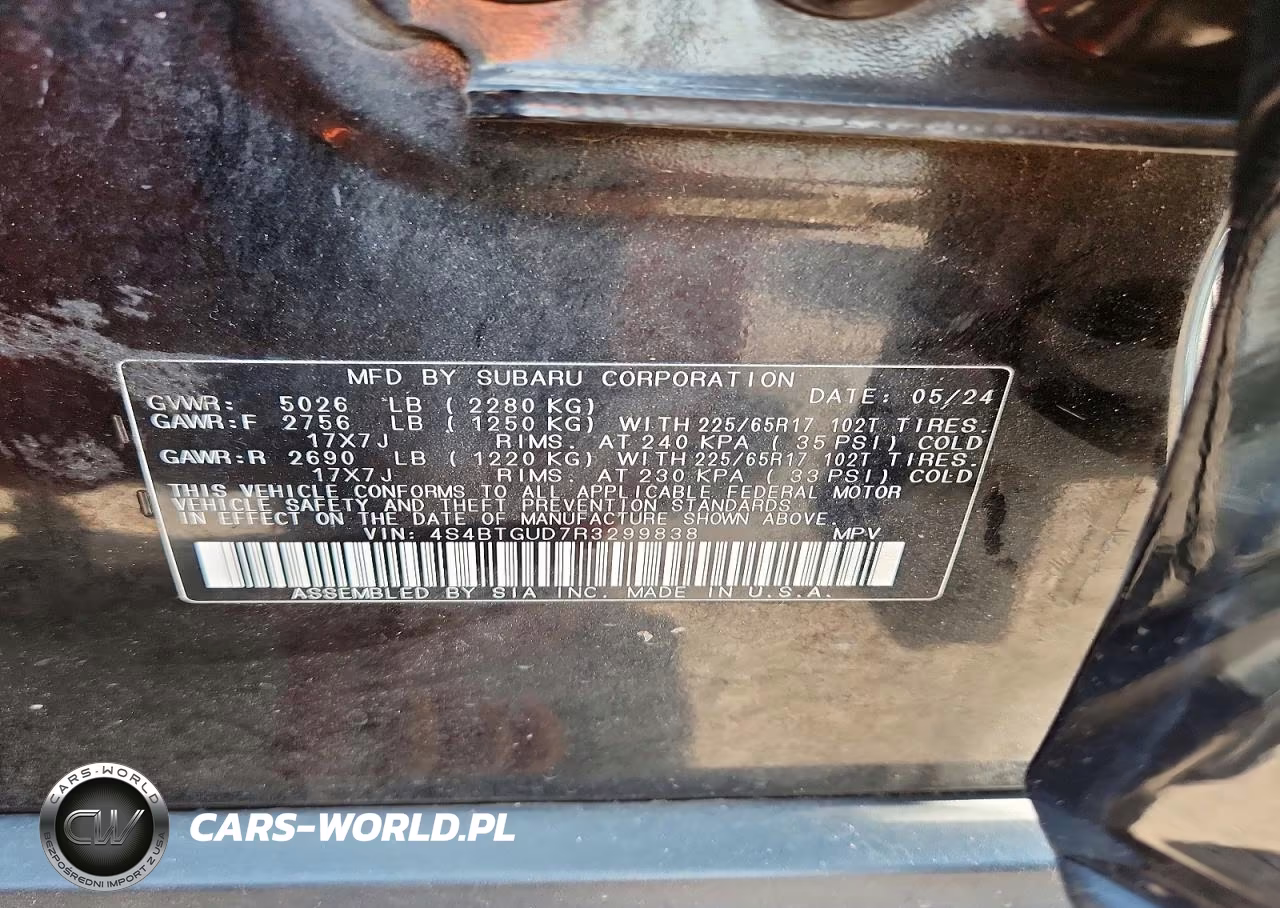 2024 Subaru Outback Wilderness VIN:4S4BTGUD7R3299838 - 13