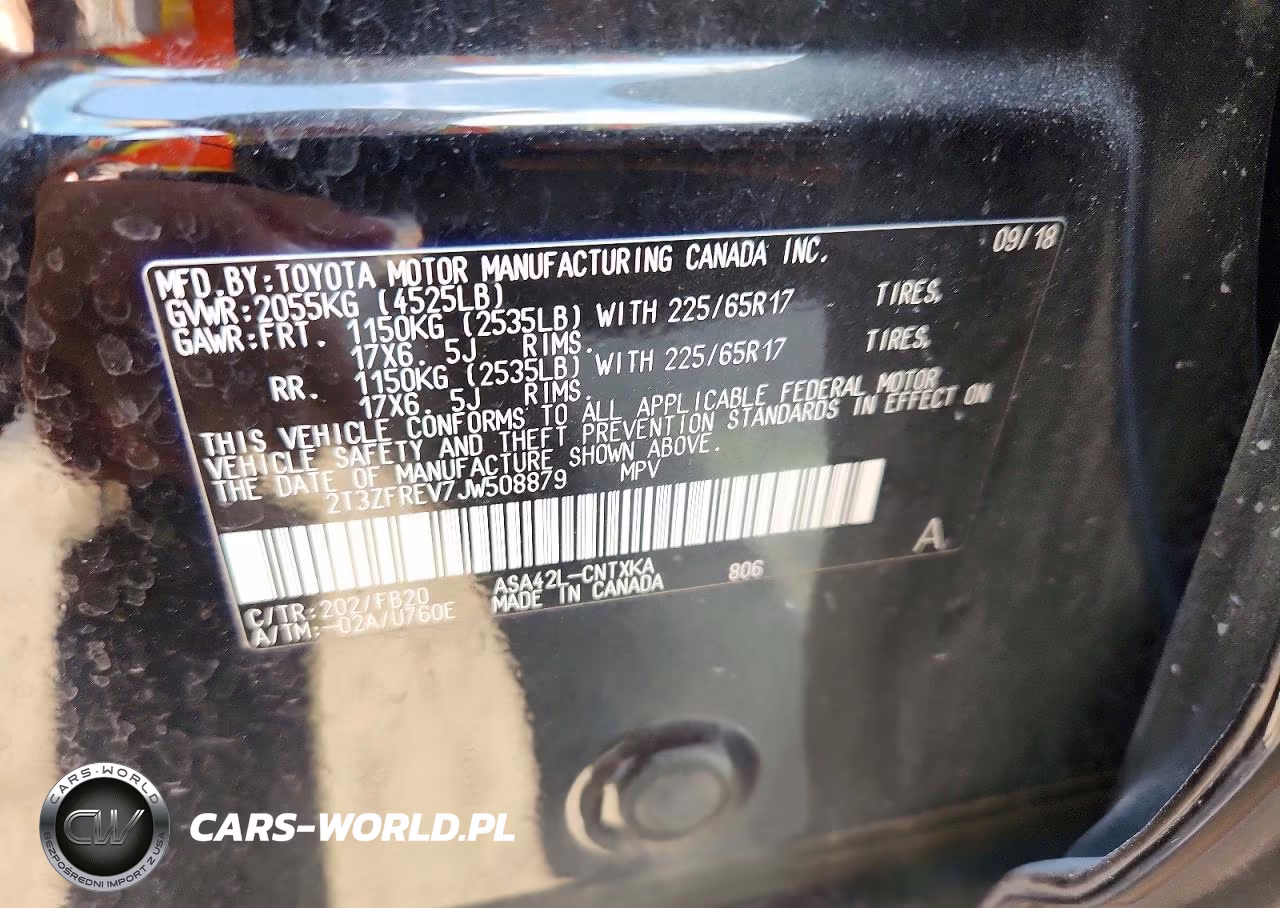 2018 Toyota Rav4 Le VIN:2T3ZFREV7JW508879 - 13