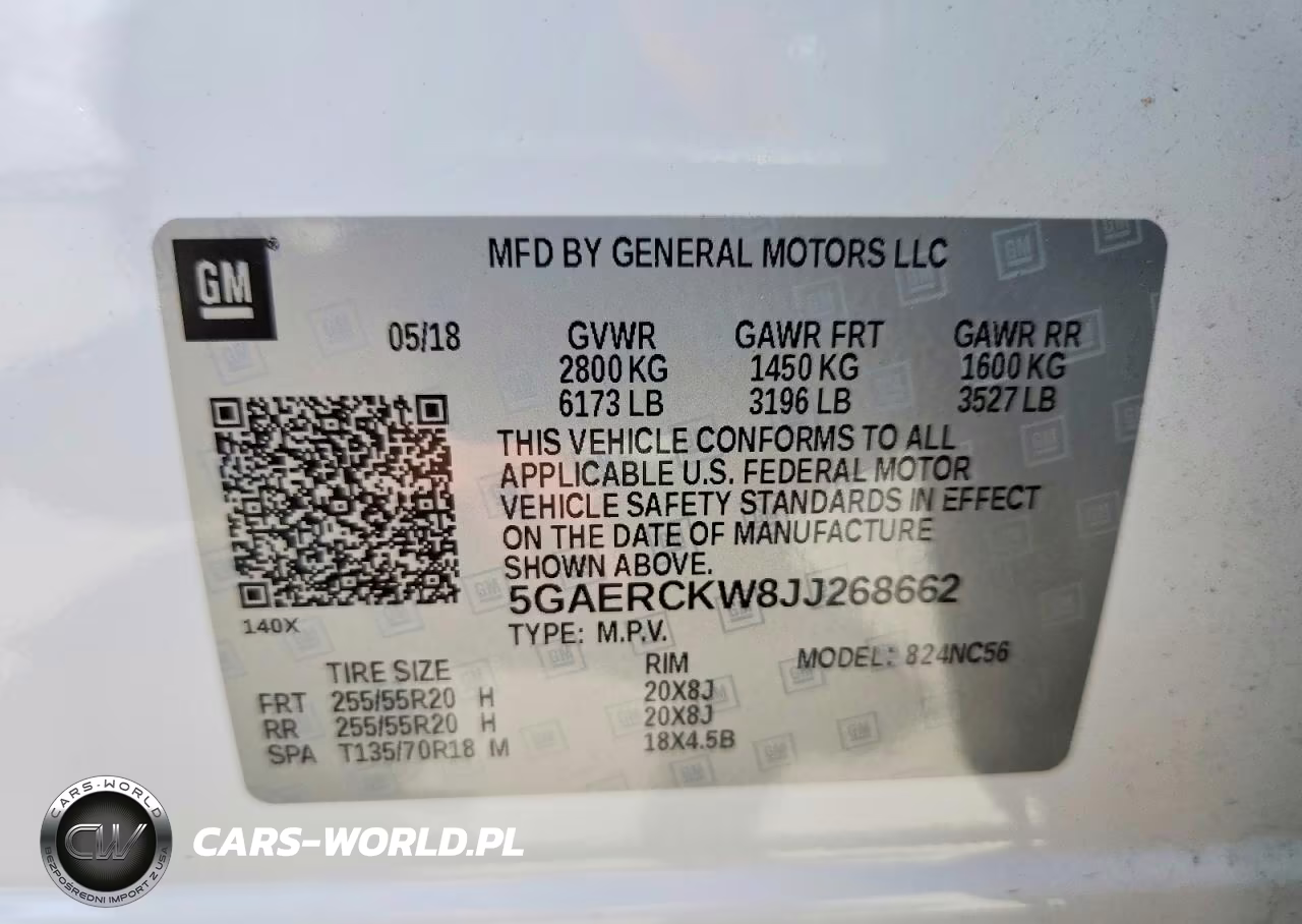 2018 Buick Enclave Premium VIN:5GAERCKW8JJ268662 - 13