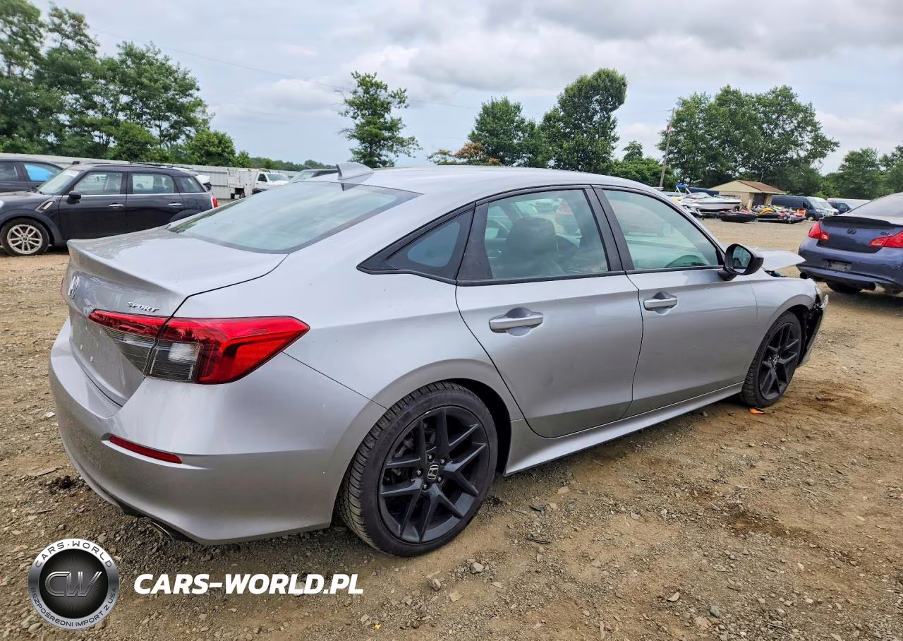 2022 Honda Civic Sport VIN:2HGFE2F5XNH597043 - 3