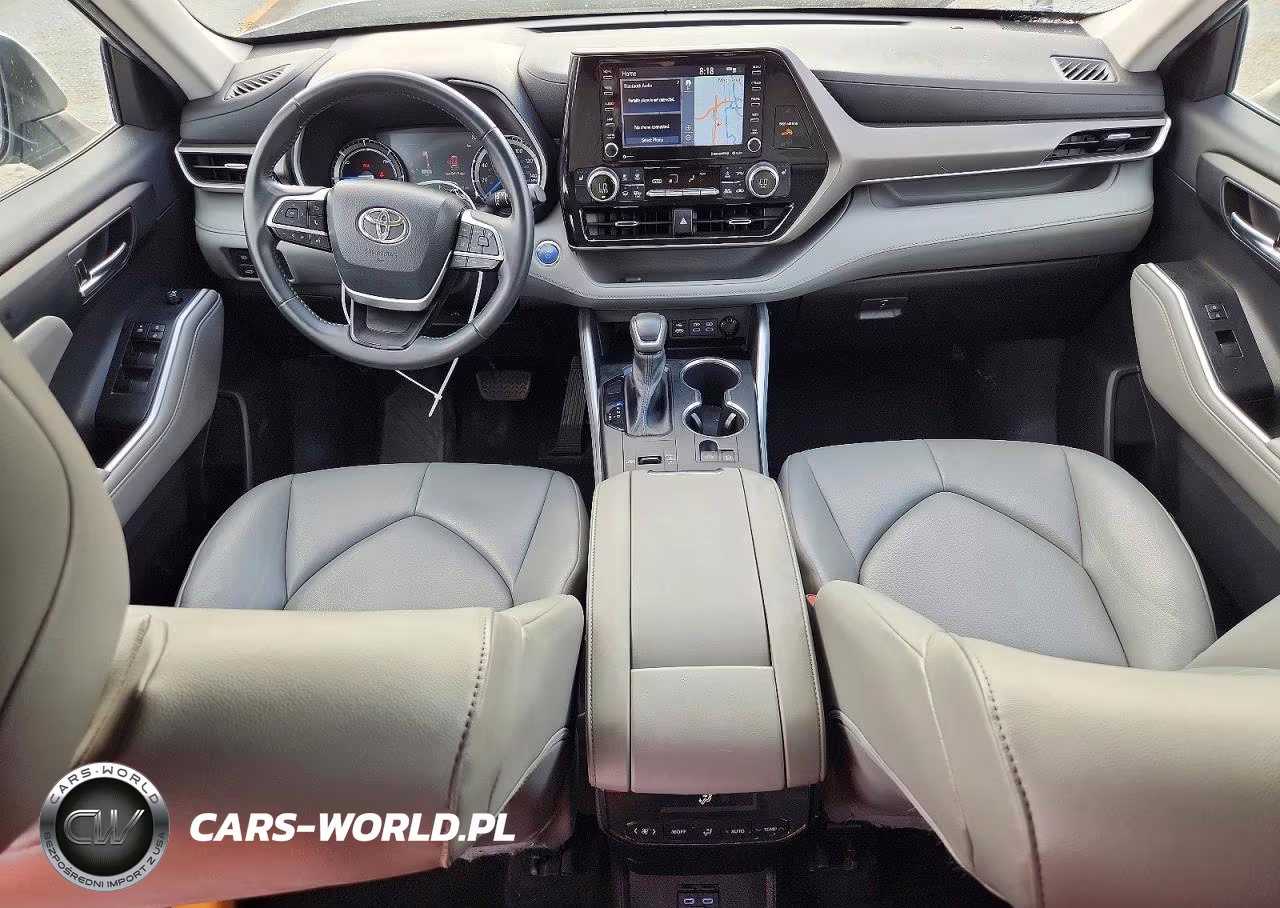 2022 Toyota Highlander Hybrid Xle VIN:5TDHARAH1NS513397 - 8