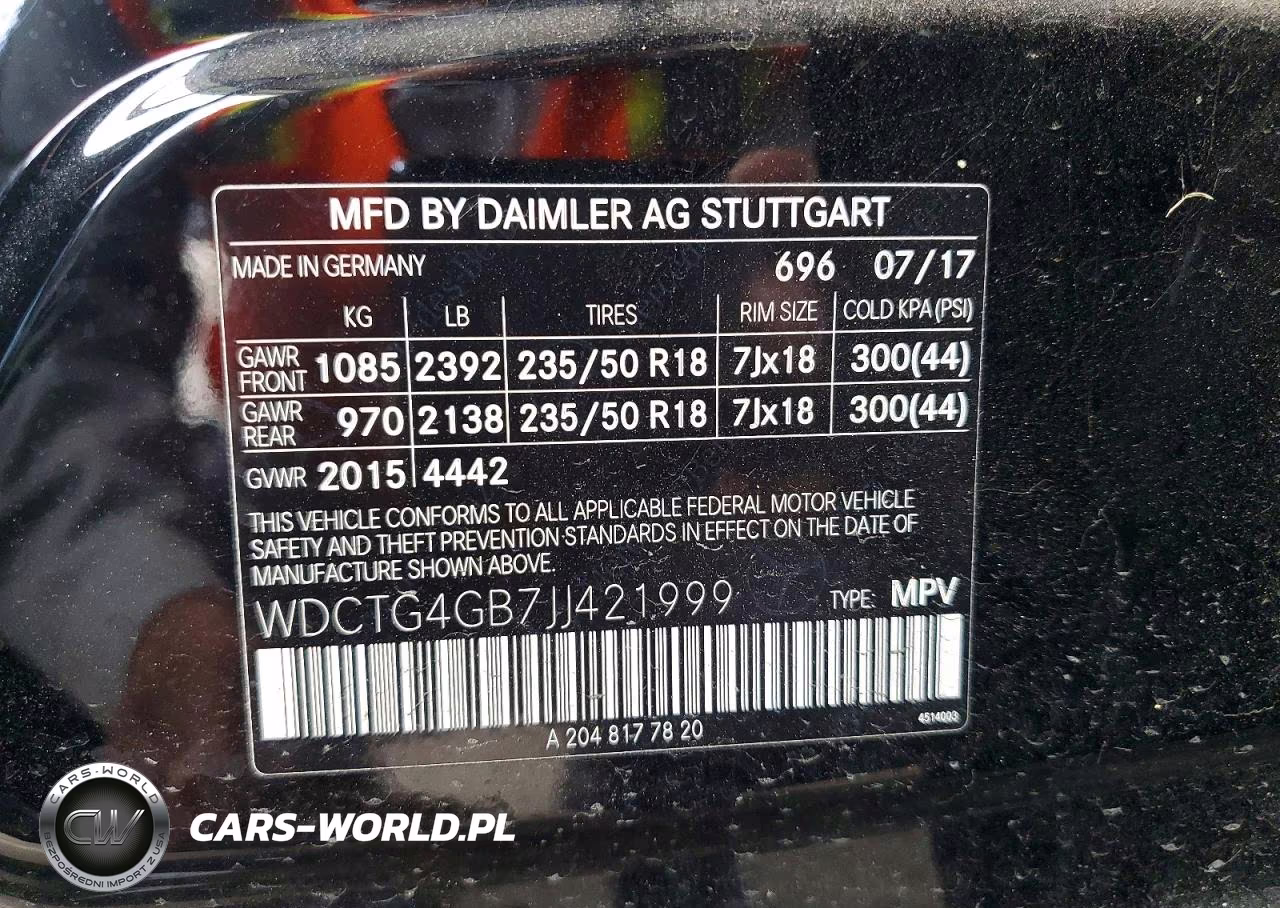 2018 Mercedes-Benz Gla 250 4Matic VIN:WDCTG4GB7JJ421999 - 12