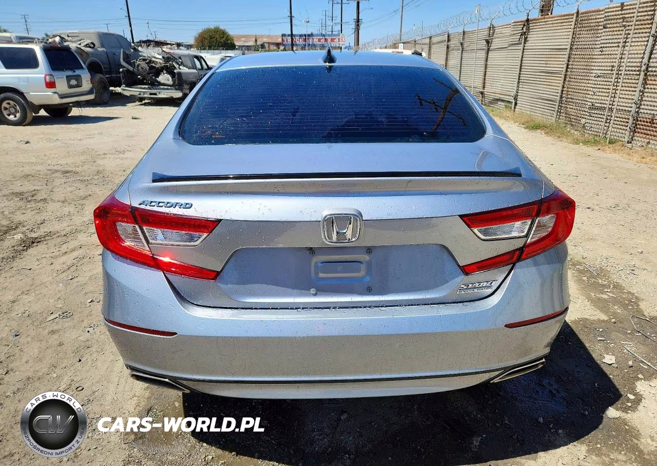 2022 Honda Accord Sport Se VIN:1HGCV1F45NA010637 - 6