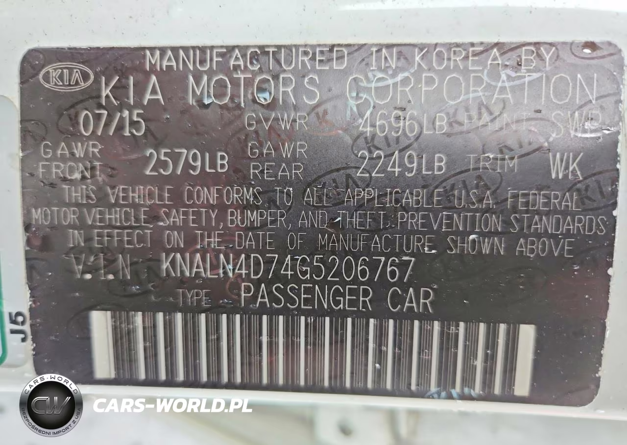 2016 Kia Cadenza Luxury VIN:KNALN4D74G5206767 - 12