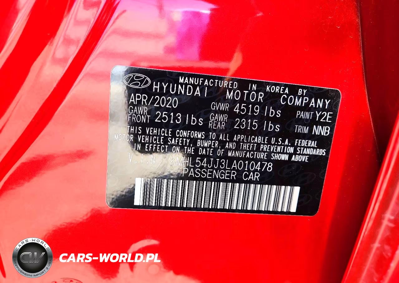 2020 Hyundai Sonata Hybrid Limited VIN:KMHL54JJ3LA010478 - 12