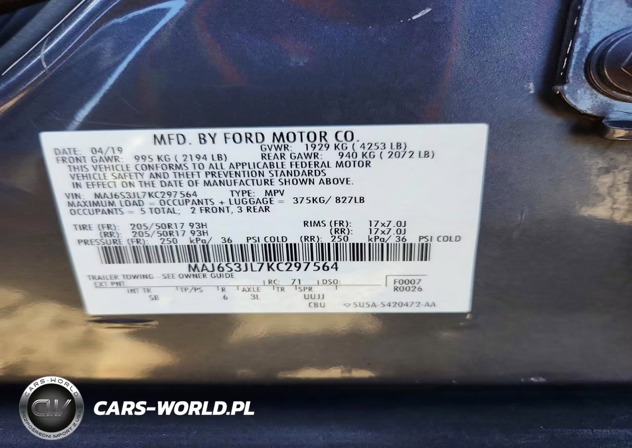 2019 Ford Ecosport Ses VIN:MAJ6S3JL7KC297564 - 14