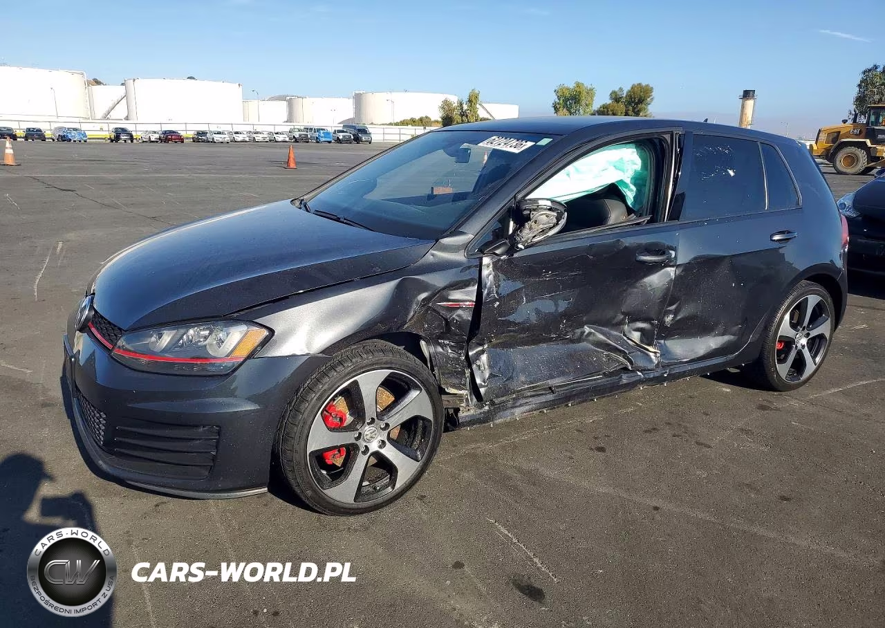 2015 Volkswagen Gti VIN:3VW4T7AU7FM091709 - 1